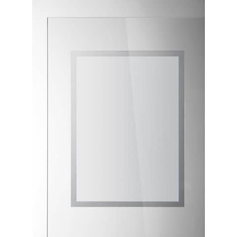 Cornici autofissanti DURABLE DURAFRAME® SUN A3 argento metallizzato 323x446mm  conf. 2 - 484223